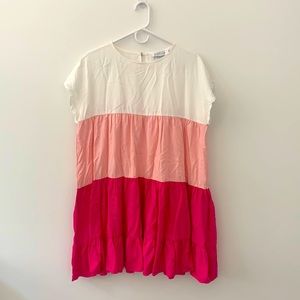 Petal & Pup Block Colored Ruffle Dress
